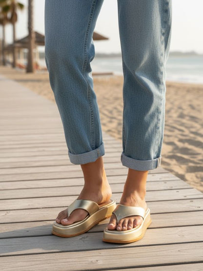 Sandalia Flatform Luisa Comfort