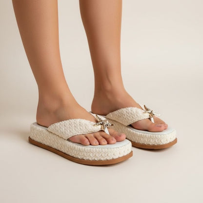 Sandália Plataforma Stella Luzy Love – Estrela do Mar Crochê