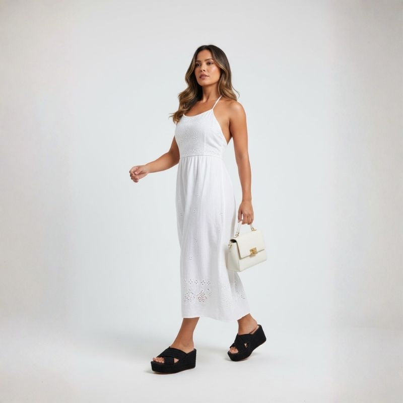 Sandália Feminina Plataforma Grazy Crochê