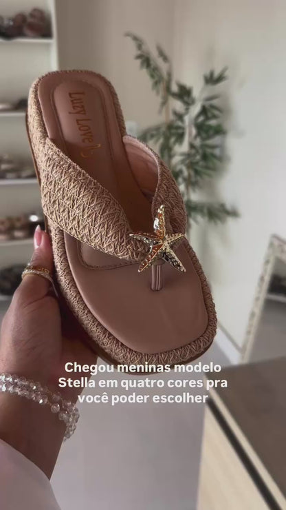 Sandália Plataforma Stella Luzy Love – Estrela do Mar Crochê